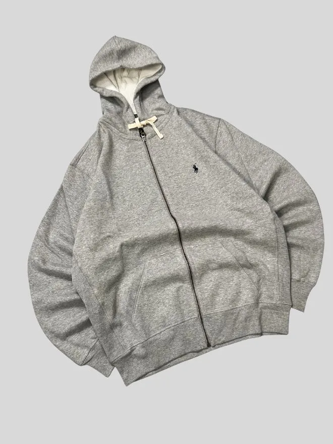 Polo Ralph Lauren Full-Zip Jacket – Deadstock Gray (S / M / L Available)