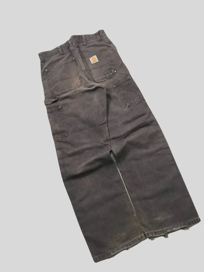 Vintage Carhartt Tan Carpenter Denim | Size 30 | Distressed Workwear Jeans