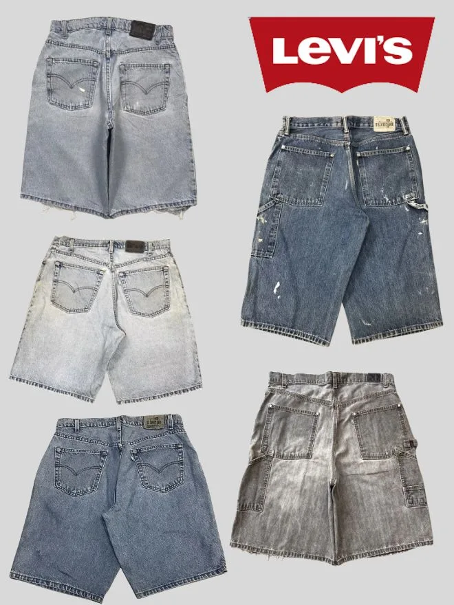 Vintage Levi's SilverTab Jorts – Loose Fit Denim Shorts – Grade AB – Size 30 / 34 / 36