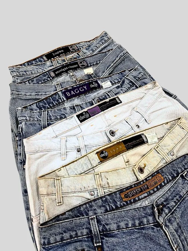 Vintage Levis Silver Tab Jeans- 100 Pcs