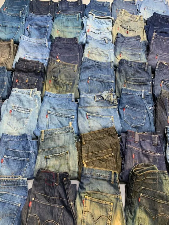 Bundle of  Vintage levi’s Engineer Jeans (non buckle ) – Grade A/B – Sizes 28–36