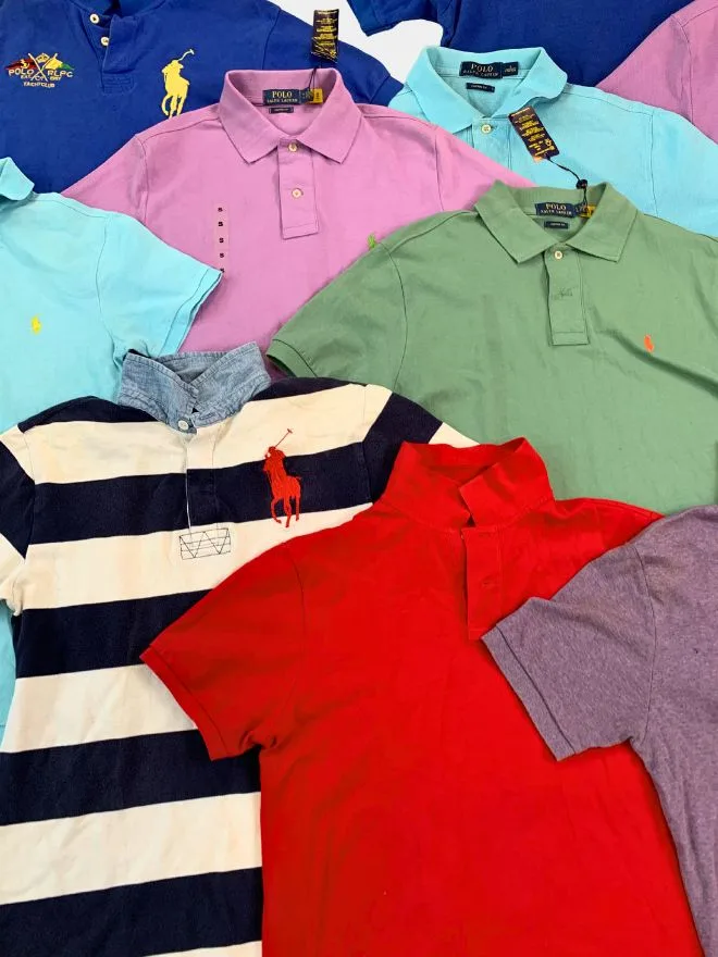 BUNDLE Of Vintage Polo Ralph Lauren Collared T-Shirts