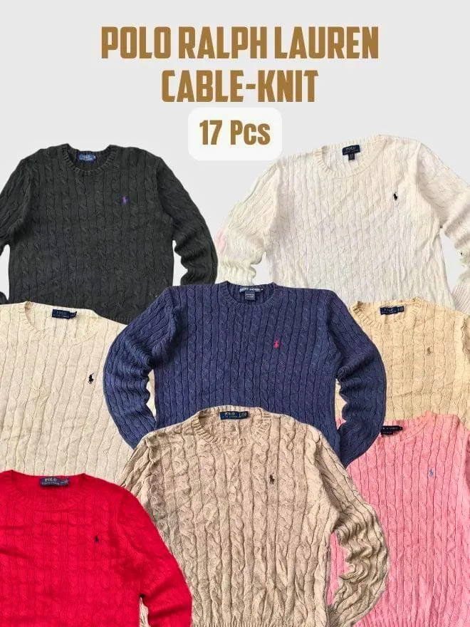 Vintage Polo Ralph Lauren Cable-Knit