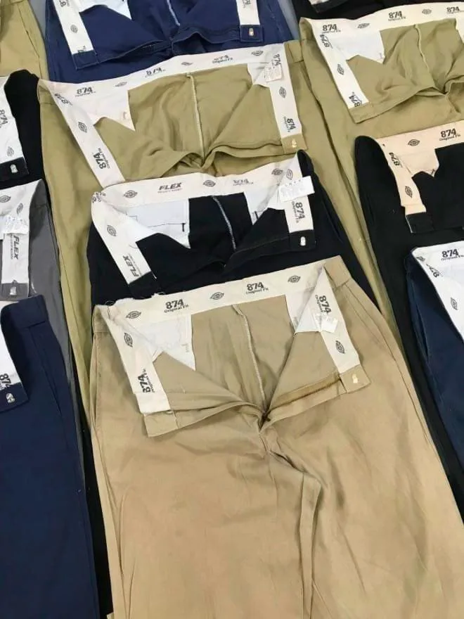 BUNDLE OF 15 VINTAGE DICKIES 874 PANTS